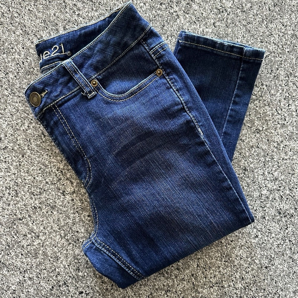 Rue 21 Jeans Womens 4 26x28 High Rise Jegging Stretch Denim Medium Wash